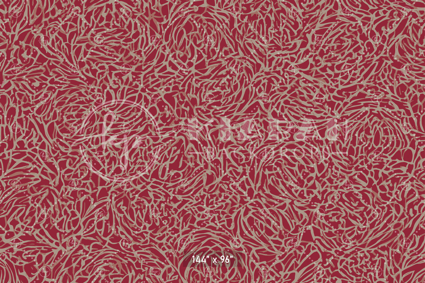 Abstract Red Coral