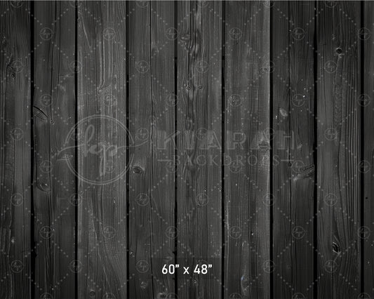 Dark Grey Wood Rubber Floor Mat