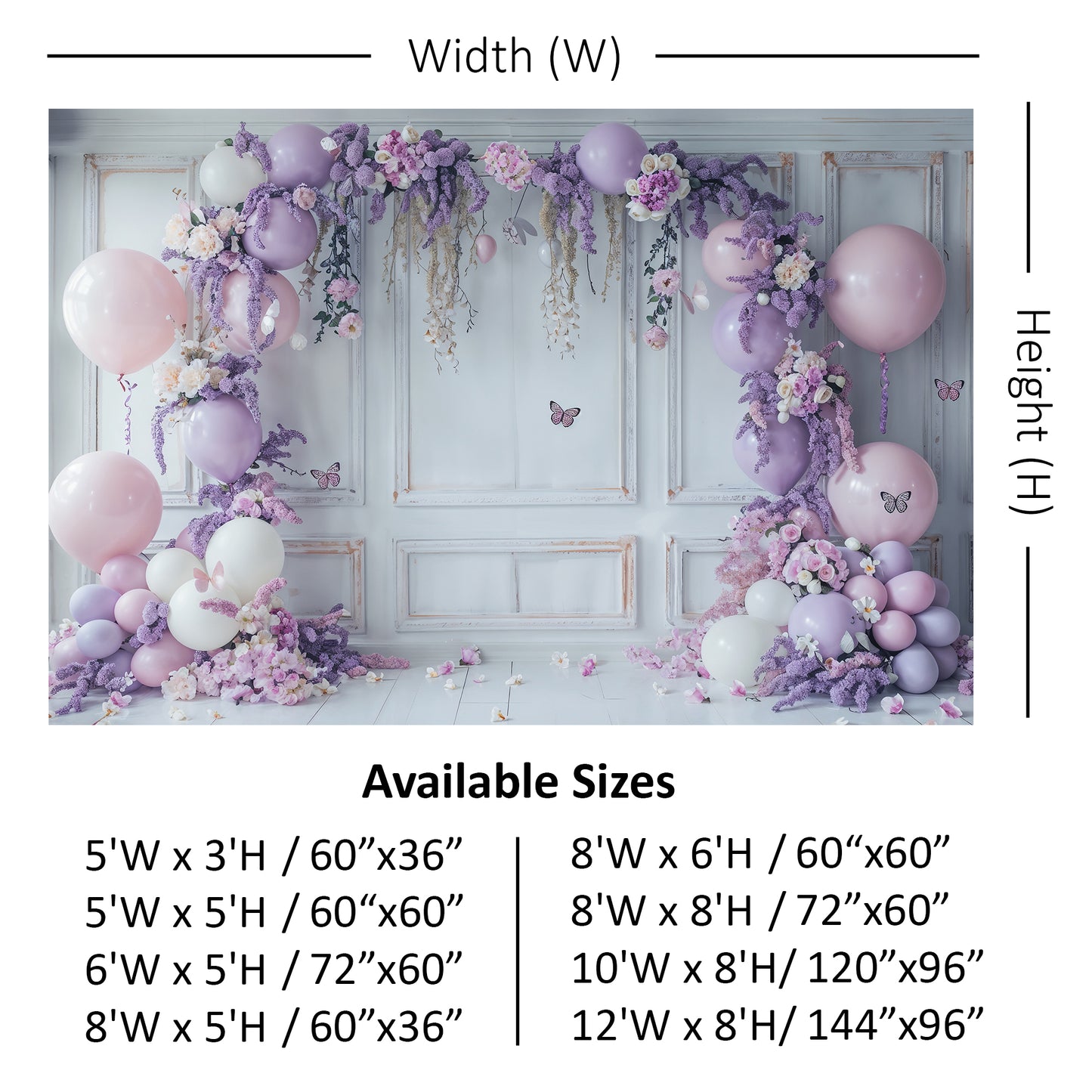 Pastel Floral Dream Backdrop