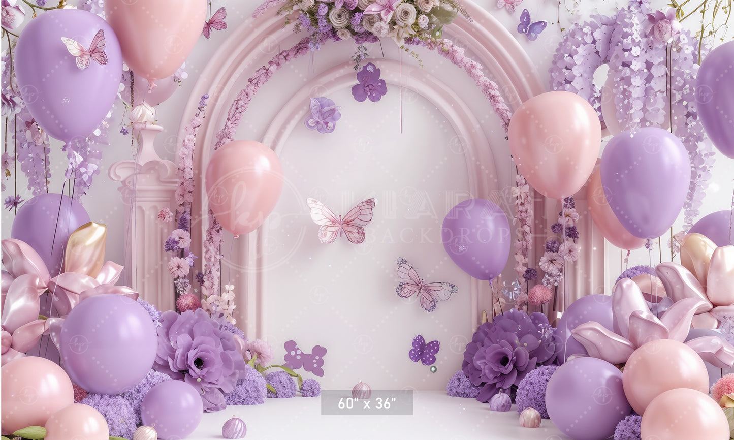 Pastel Butterfly Bliss Backdrop