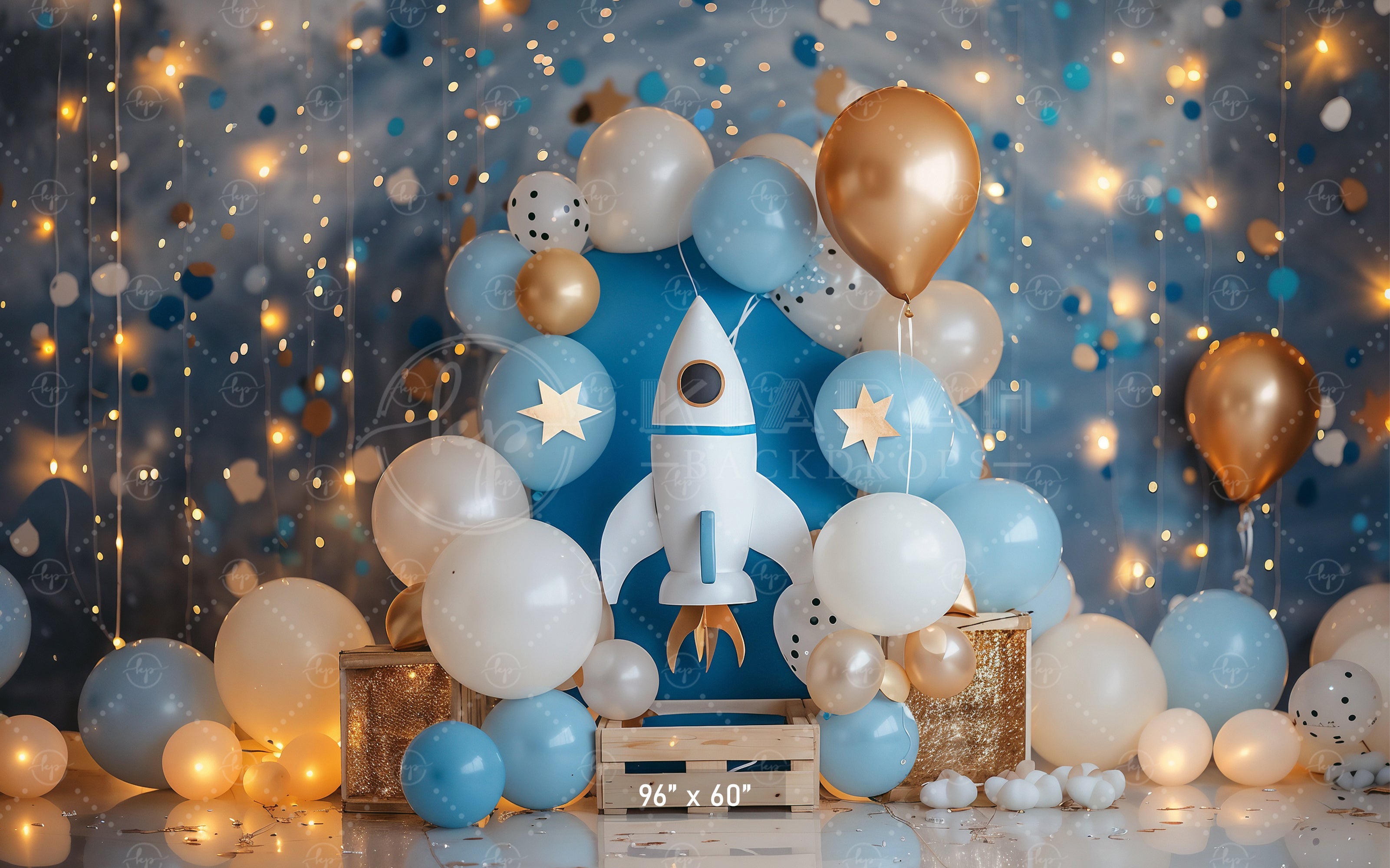 Rocket to the Stars Backdrop