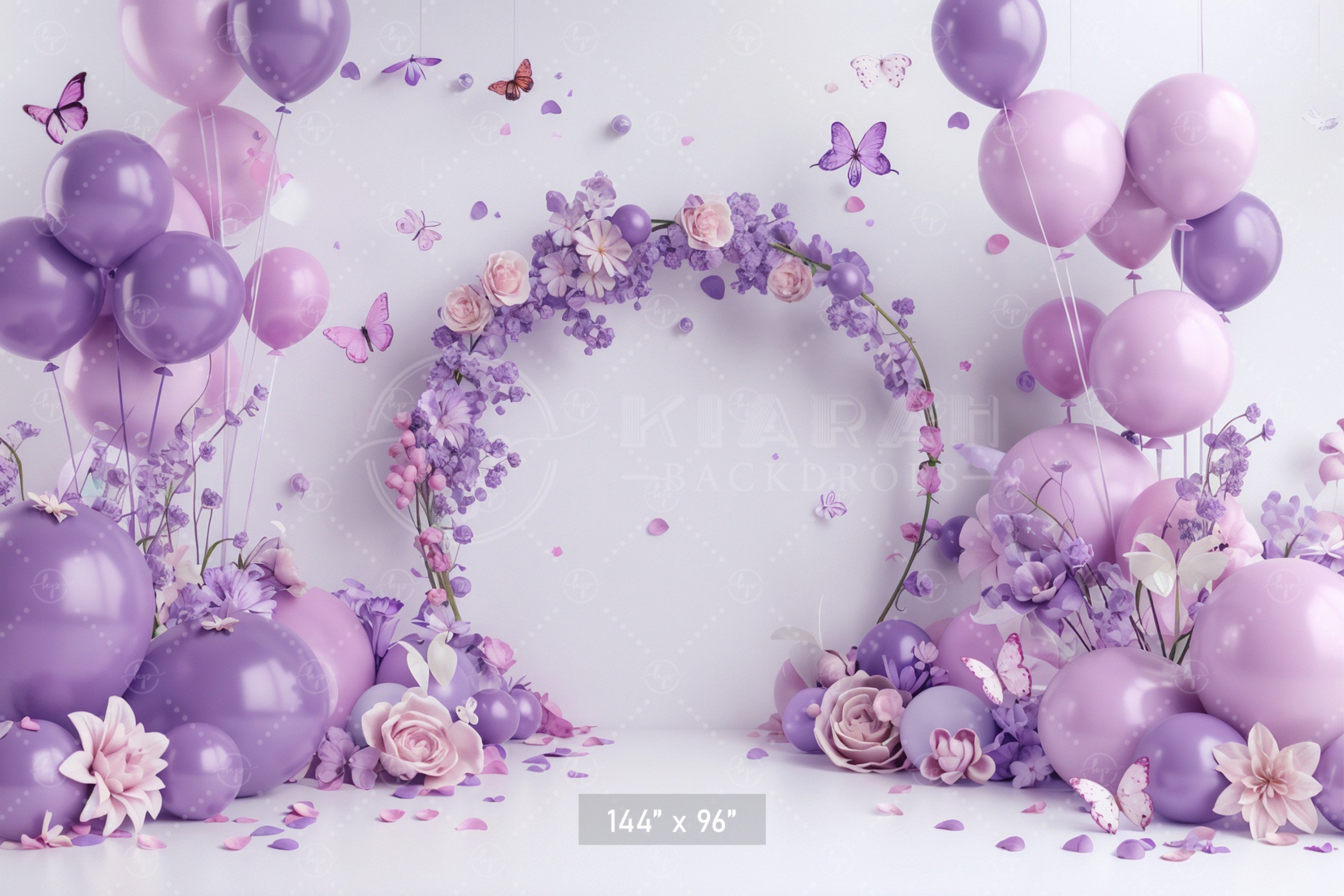 Lavender Blossom Ring Backdrop