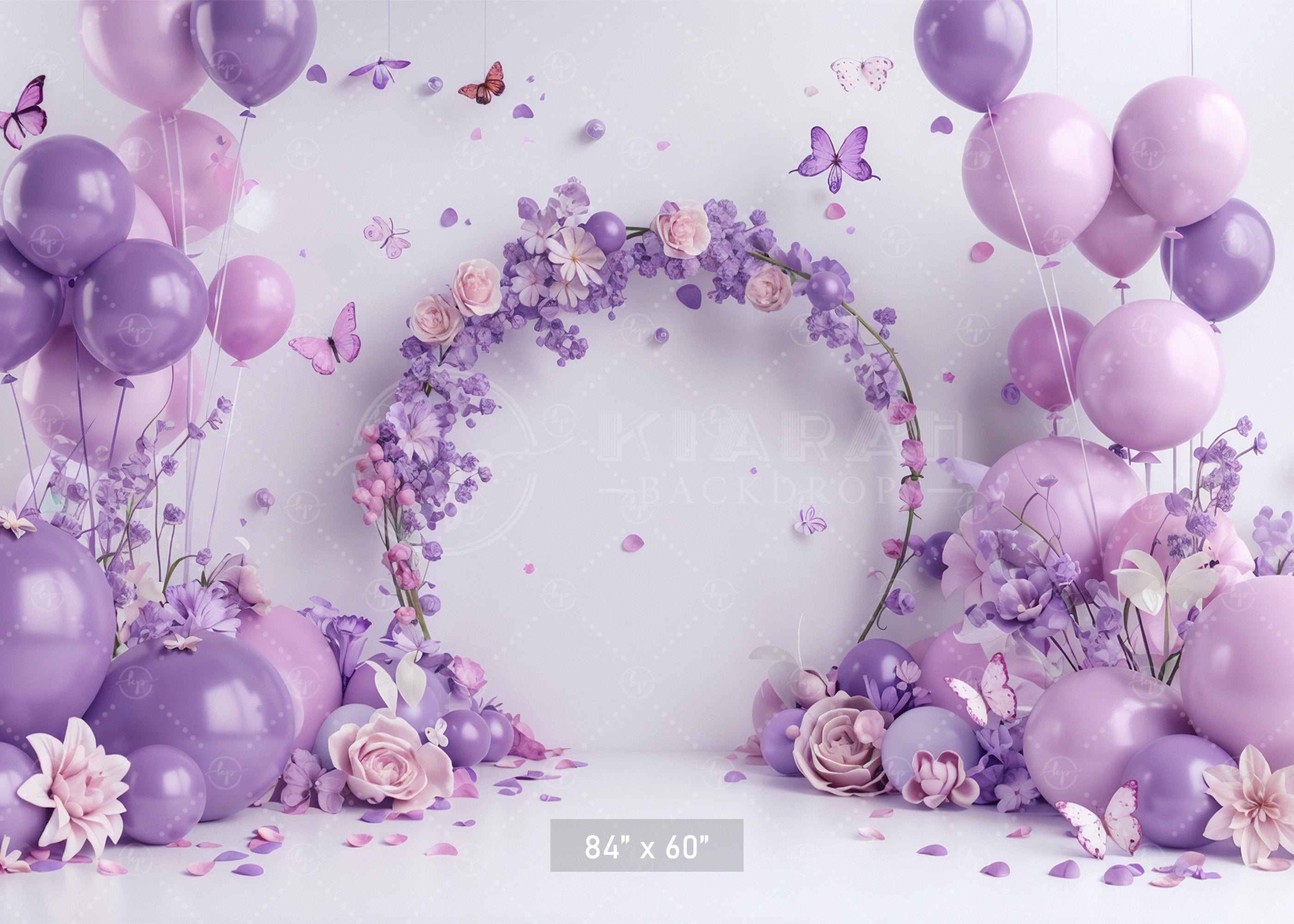 Lavender Blossom Ring Backdrop