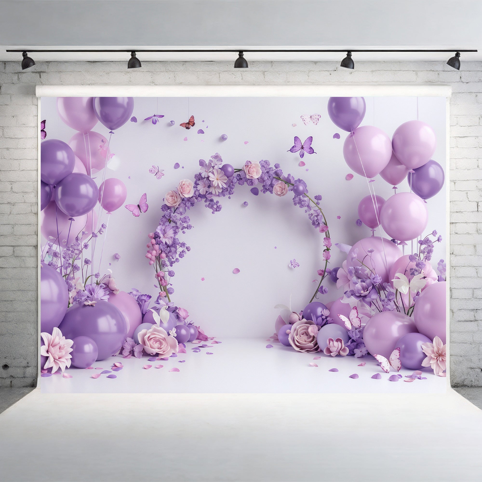 Lavender Blossom Ring Backdrop