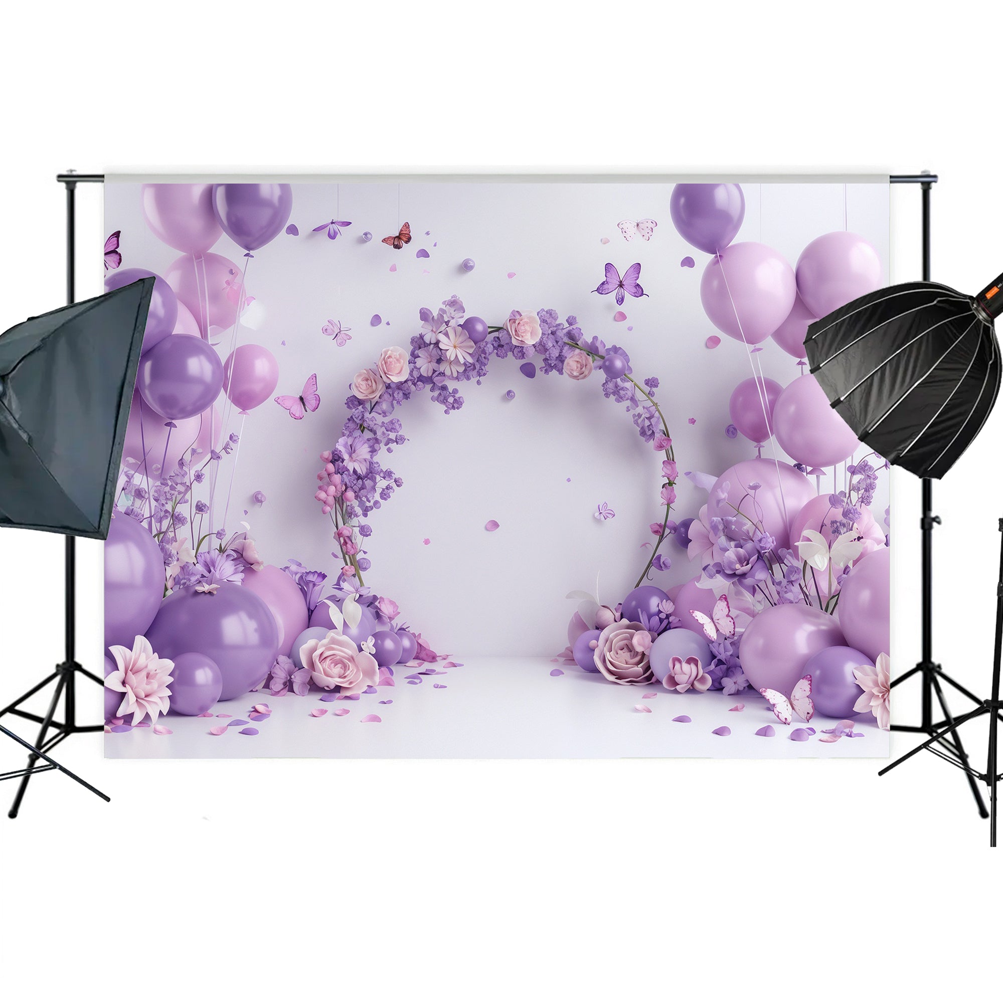 Lavender Blossom Ring Backdrop