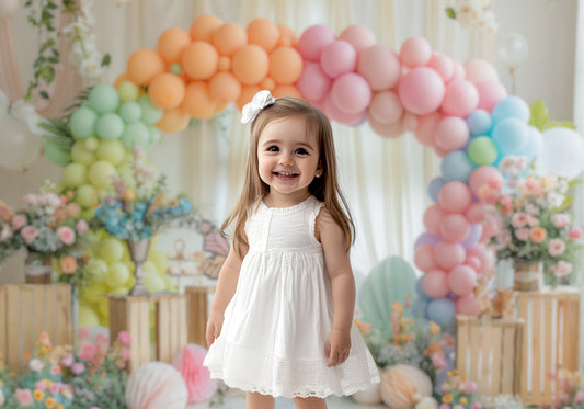 Pastel Rainbow Arch Backdrop