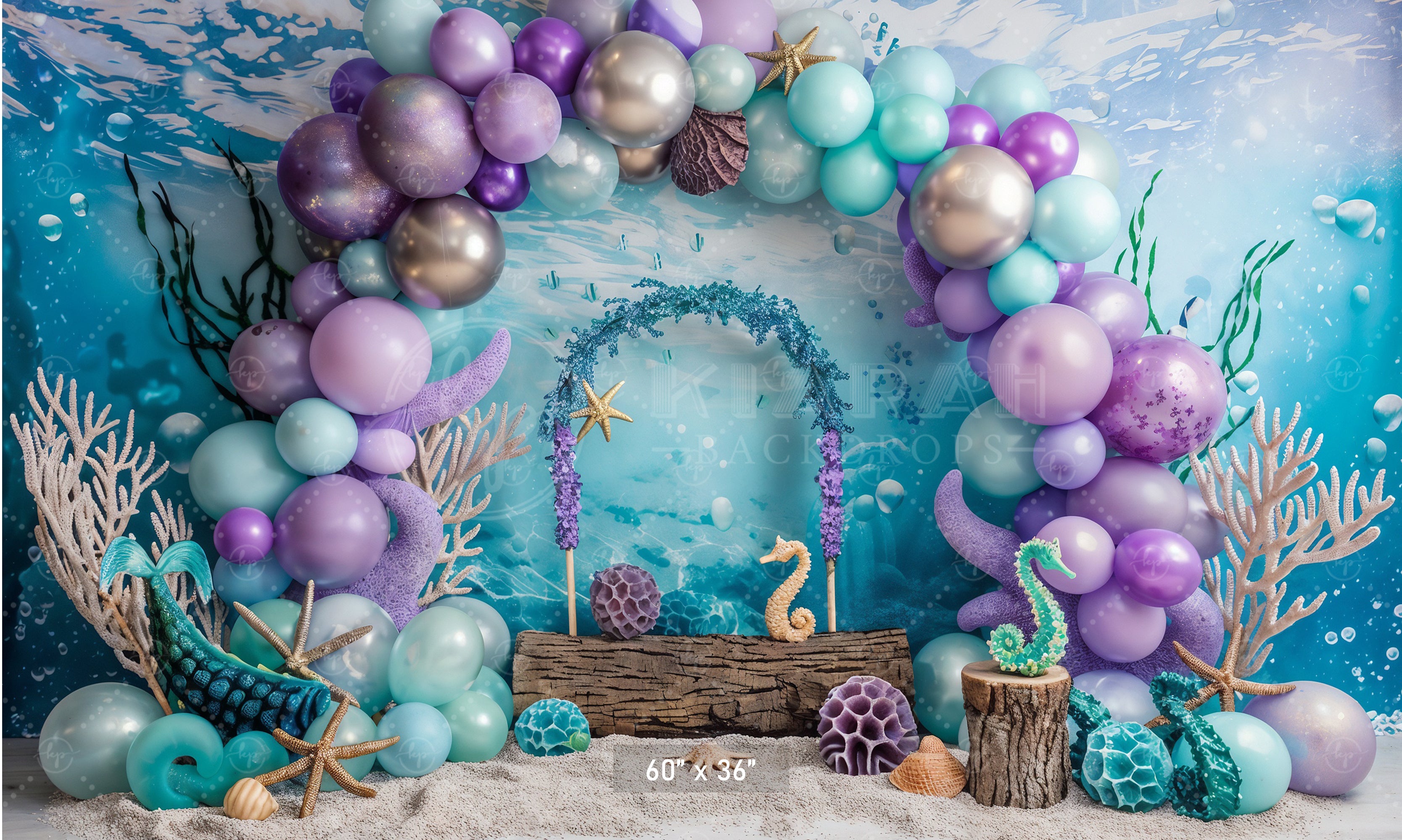 Enchanted Sea World Backdrop