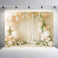 Elegant Ivory Romance Backdrop