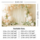 Elegant Ivory Romance Backdrop