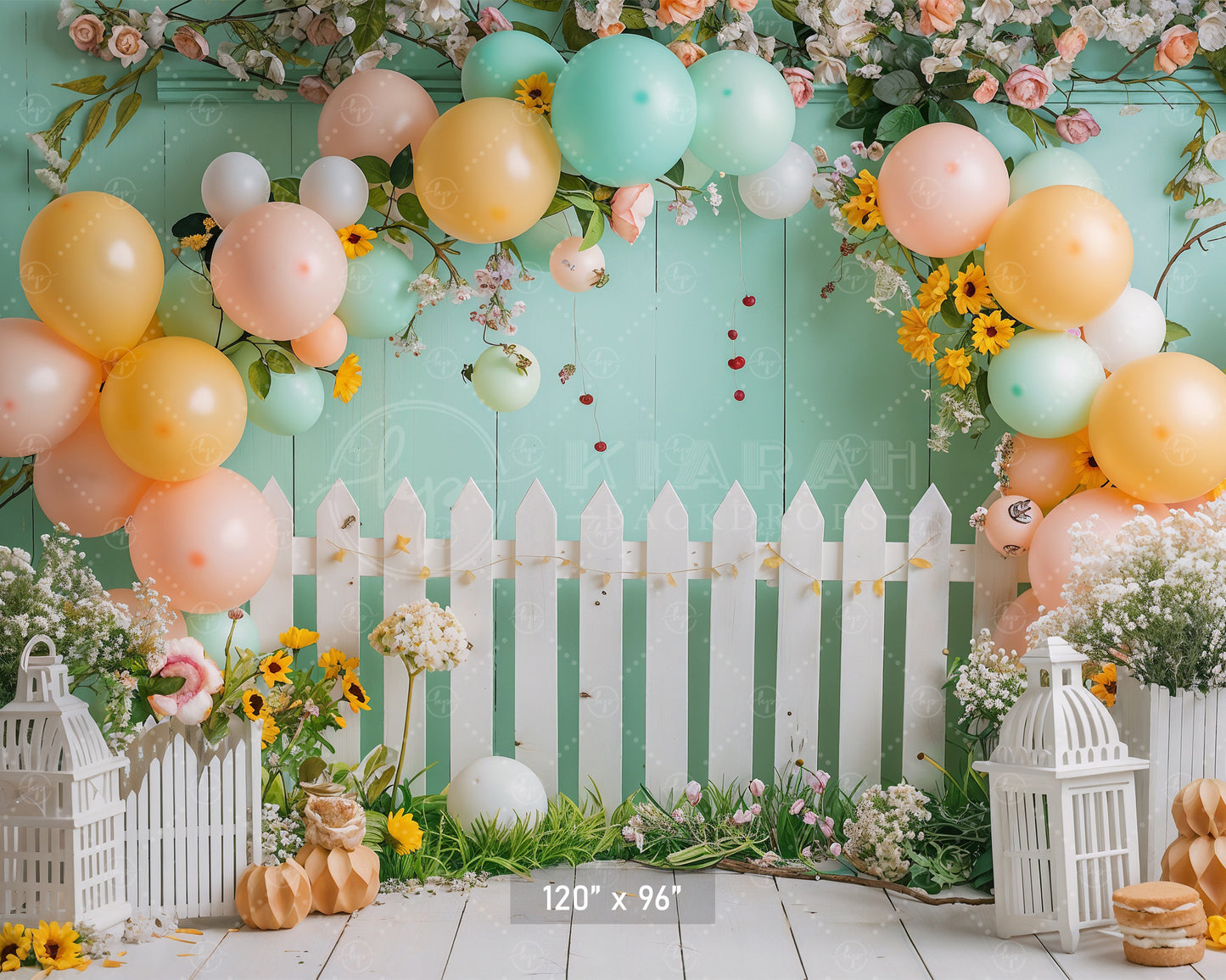 Garden Party Bliss Backdrop