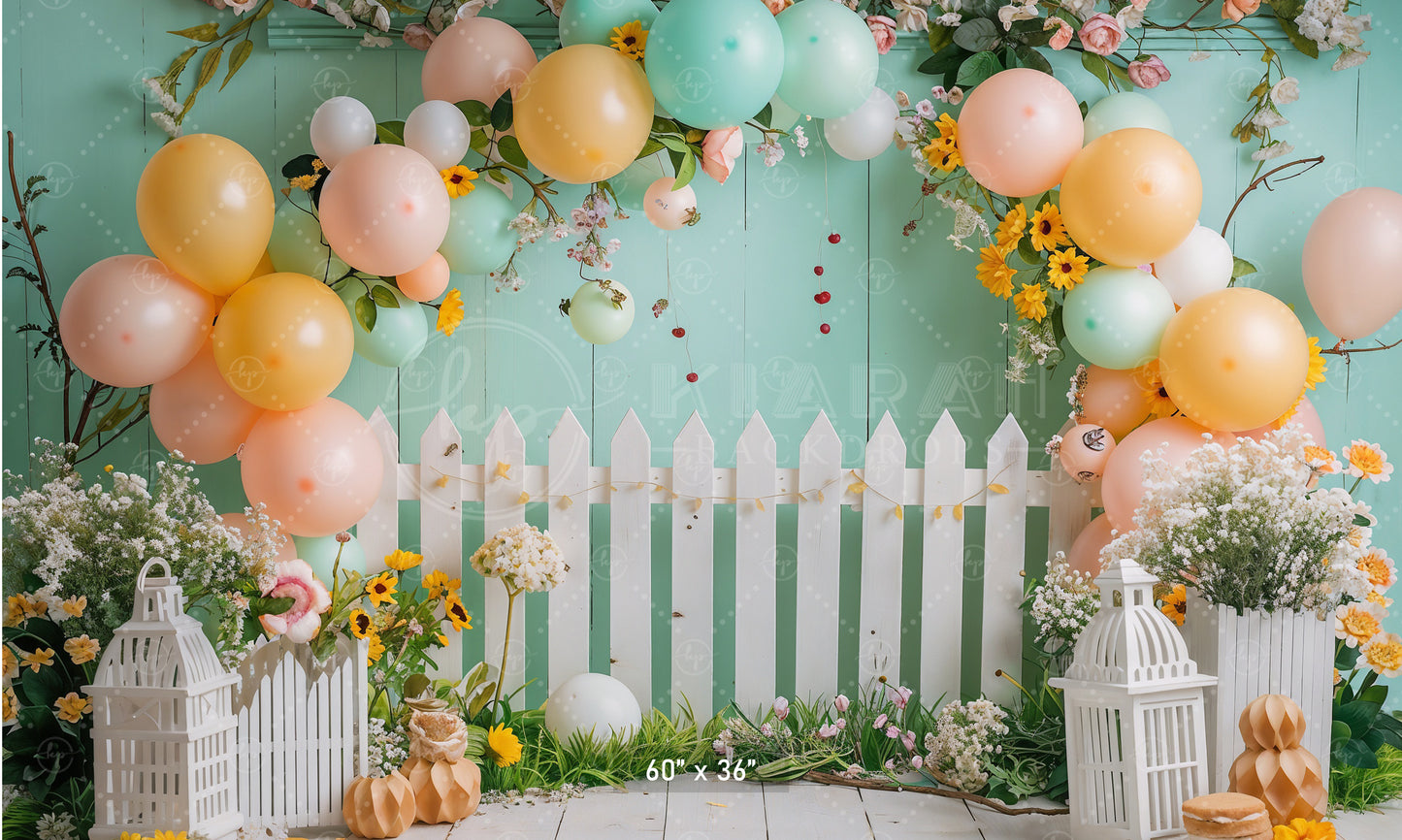 Garden Party Bliss Backdrop