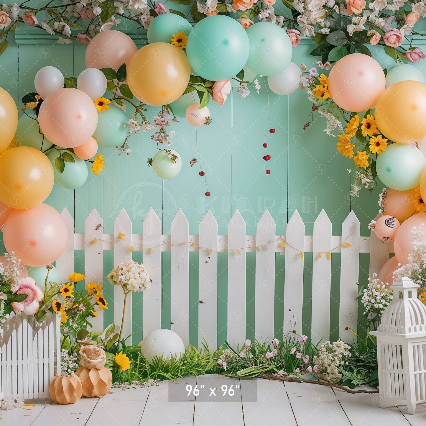 Garden Party Bliss Backdrop