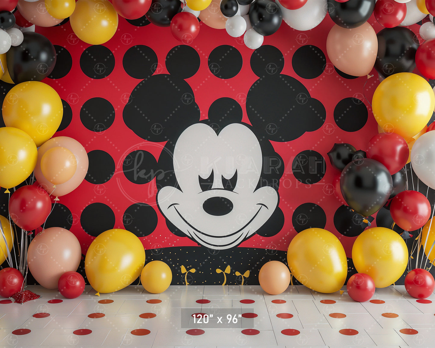 Fun Mickey Backdrop