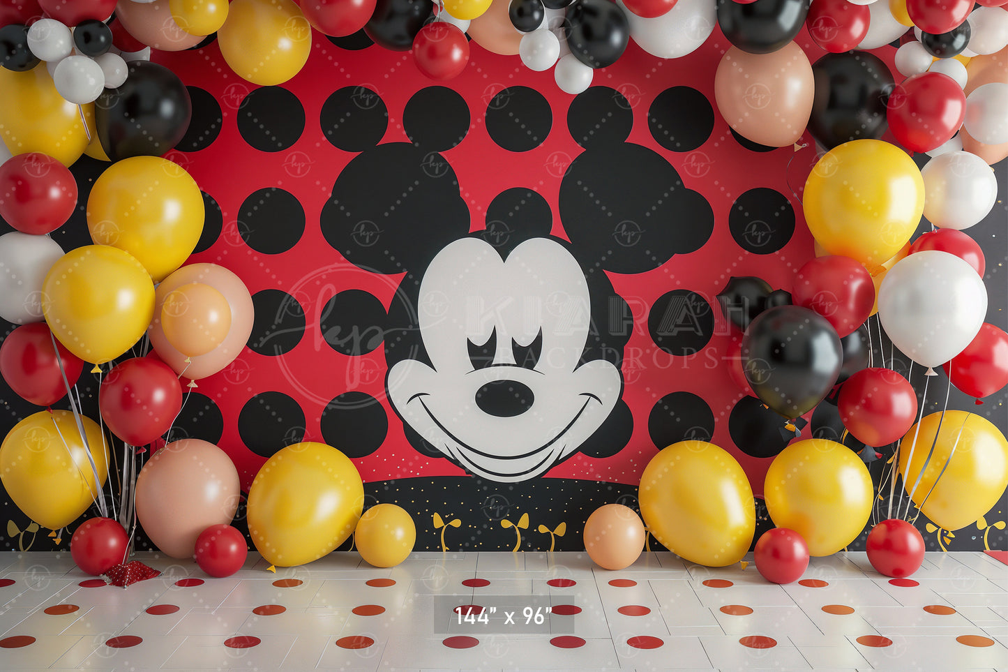 Fun Mickey Backdrop