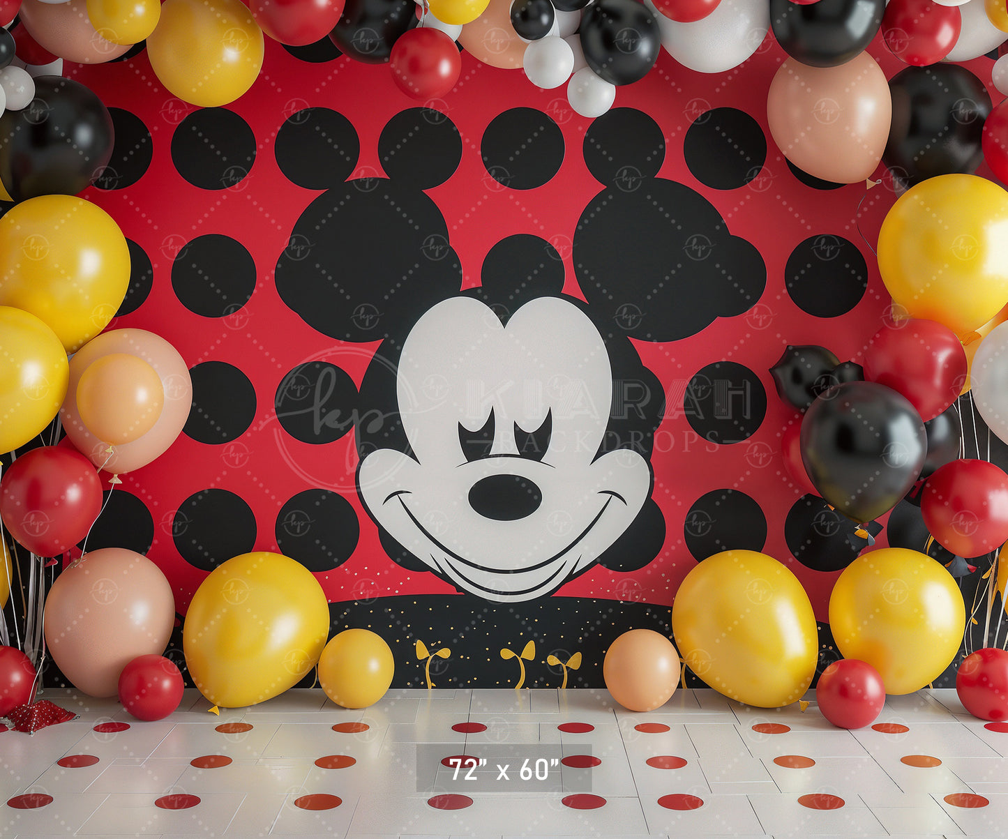 Fun Mickey Backdrop