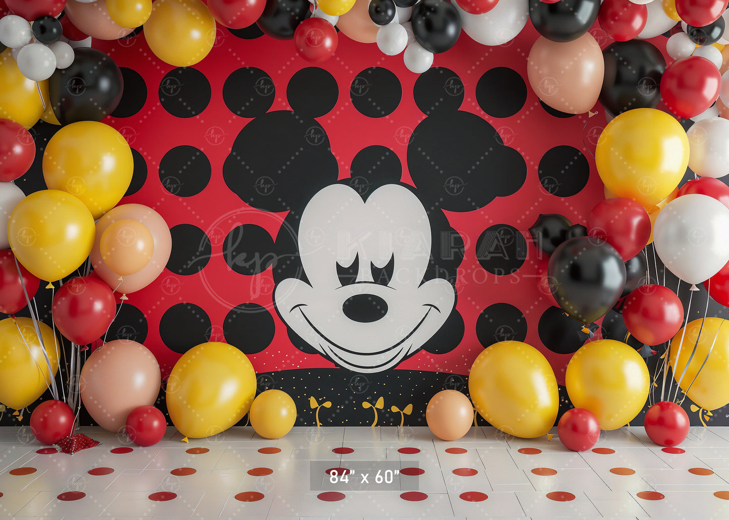 Fun Mickey Backdrop