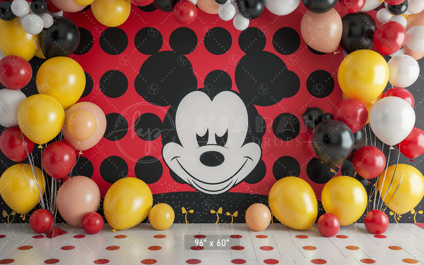 Fun Mickey Backdrop