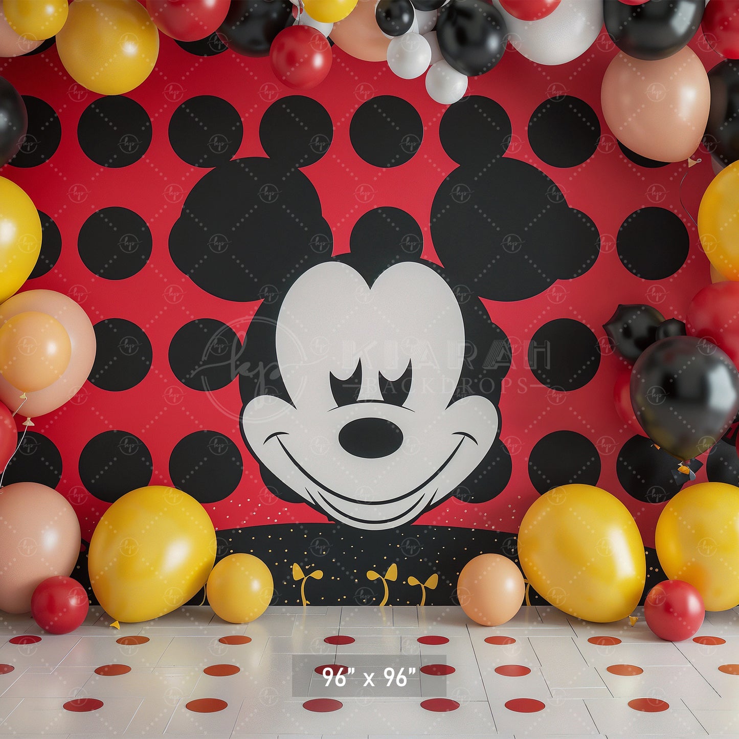 Fun Mickey Backdrop