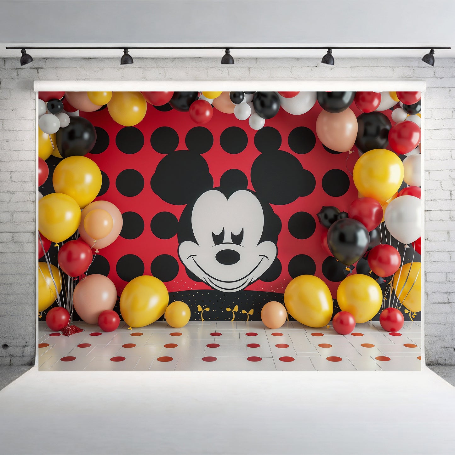 Fun Mickey Backdrop