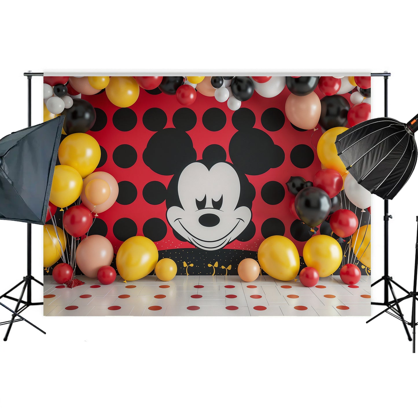 Fun Mickey Backdrop