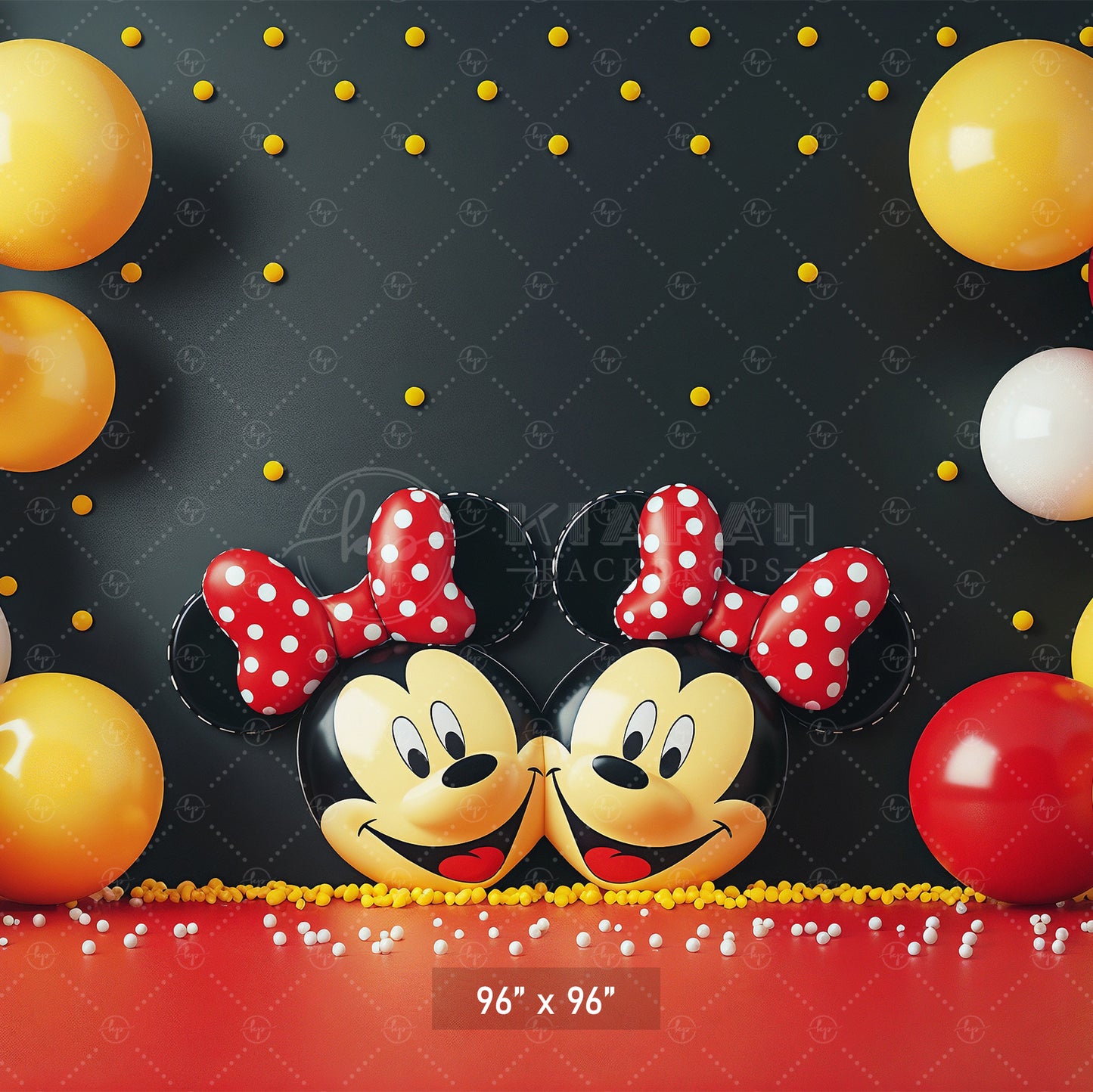 Mickey Party Pals Backdrop