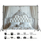 Regal Ivory Bedroom Backdrop