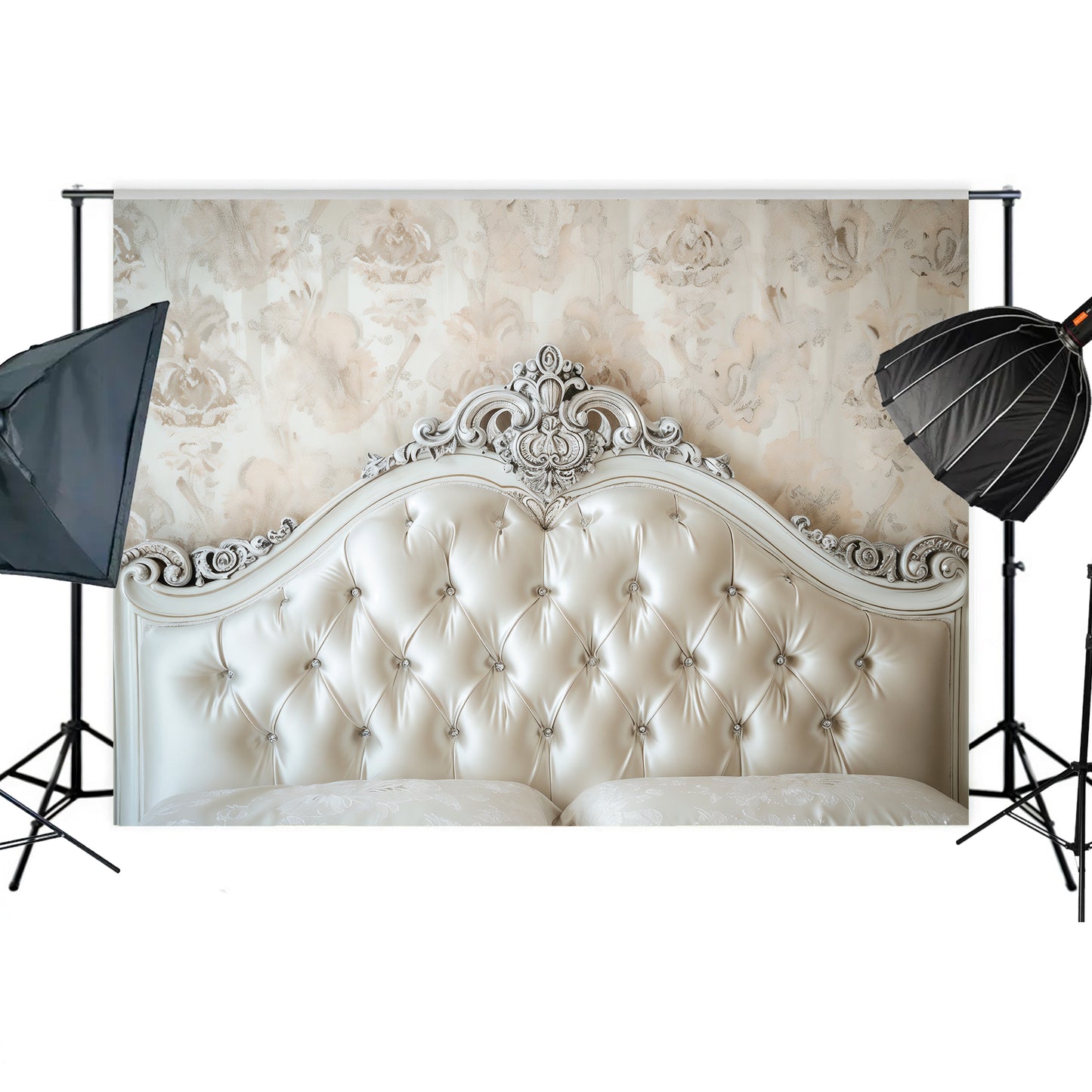 Vintage Ivory Elegance Backdrop