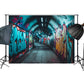 Graffiti Underground Passage Backdrop