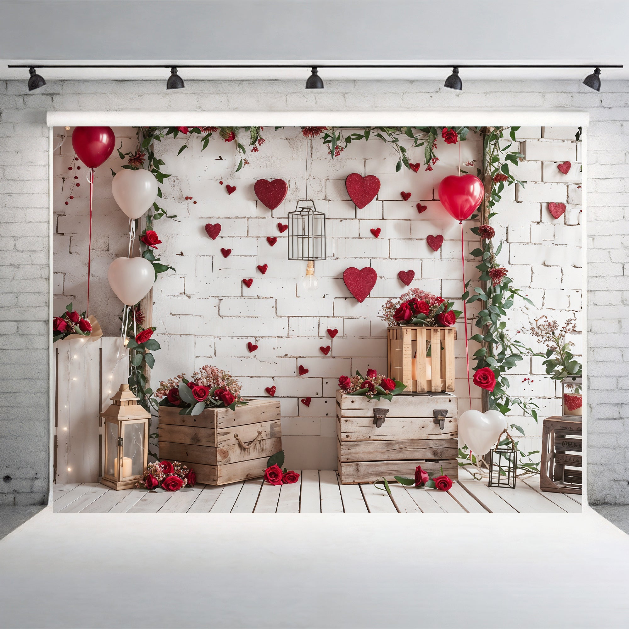 Rustic Valentine’s Day Love Backdrop