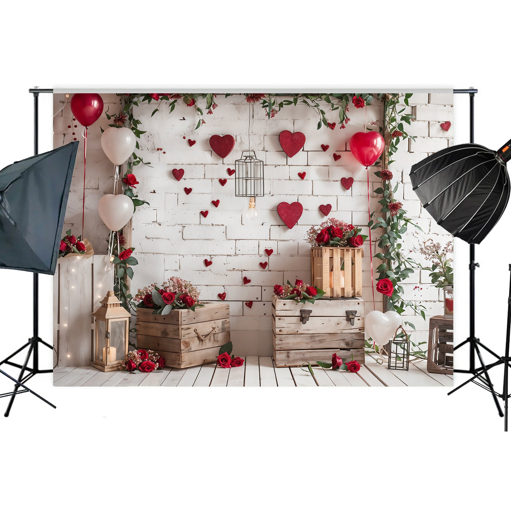 Rustic Valentine’s Day Love Backdrop