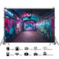 Neon Graffiti Tunnel Backdrop