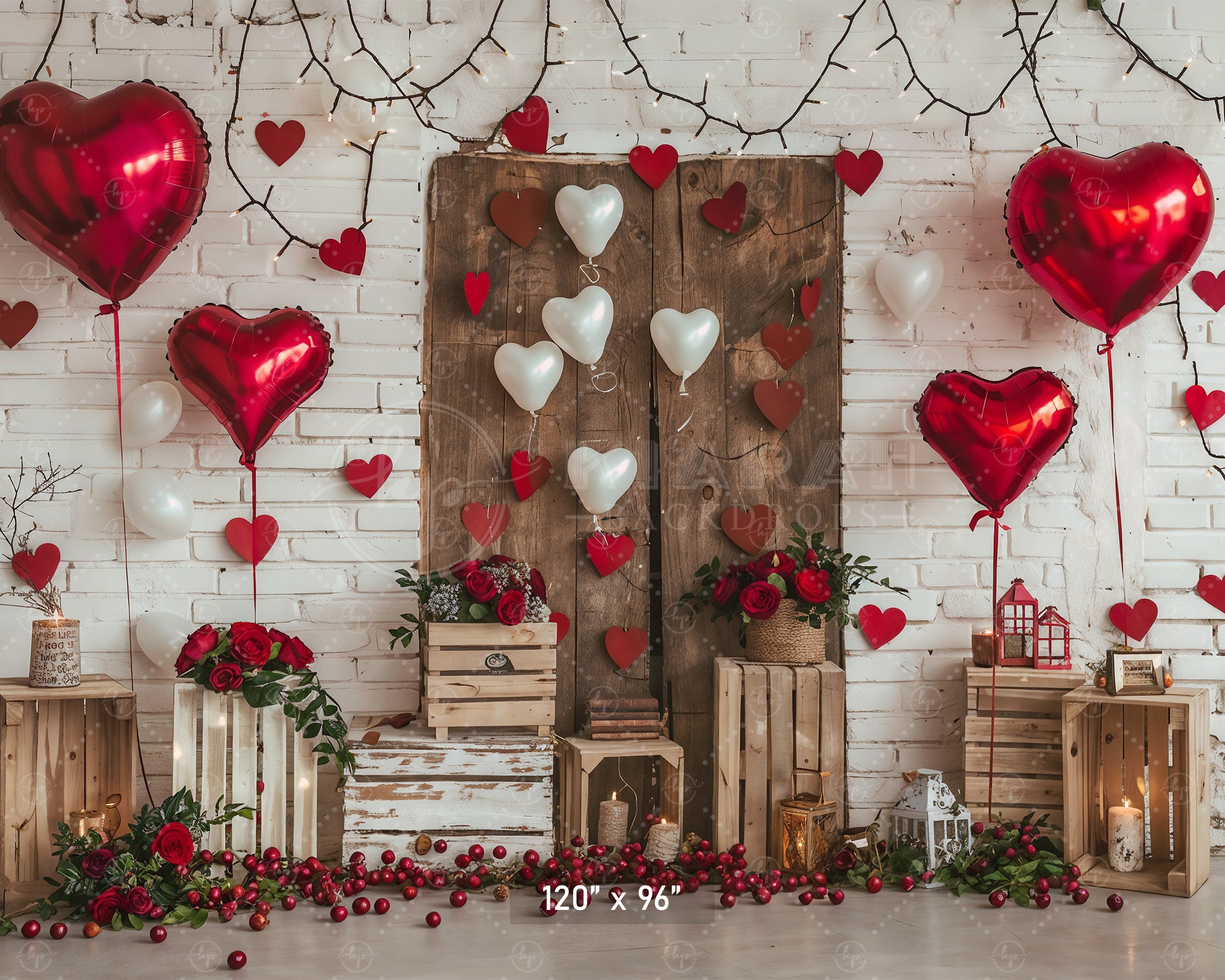 Heartfelt Romance Backdrop