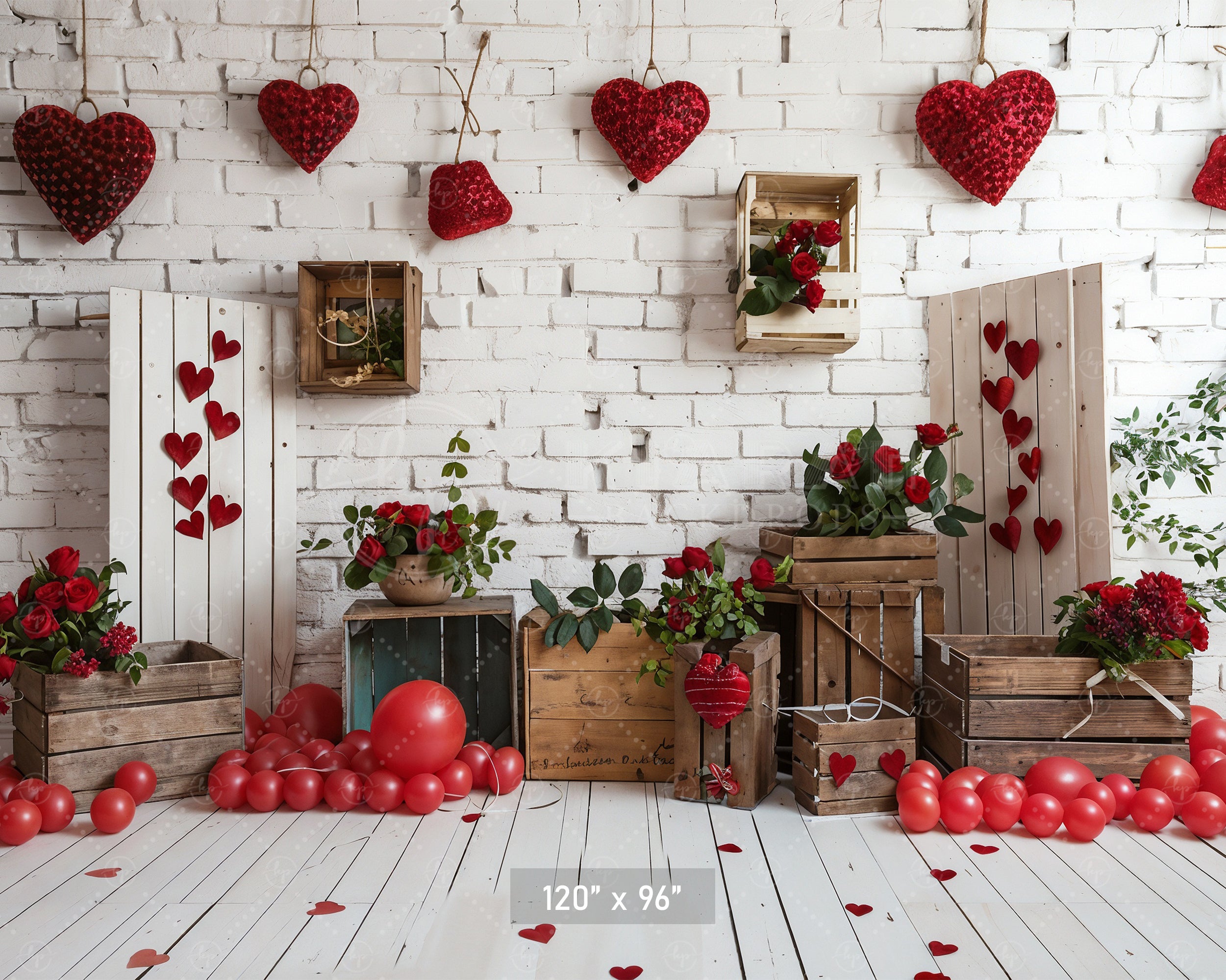 Romantic Rustic Charm Backdrop
