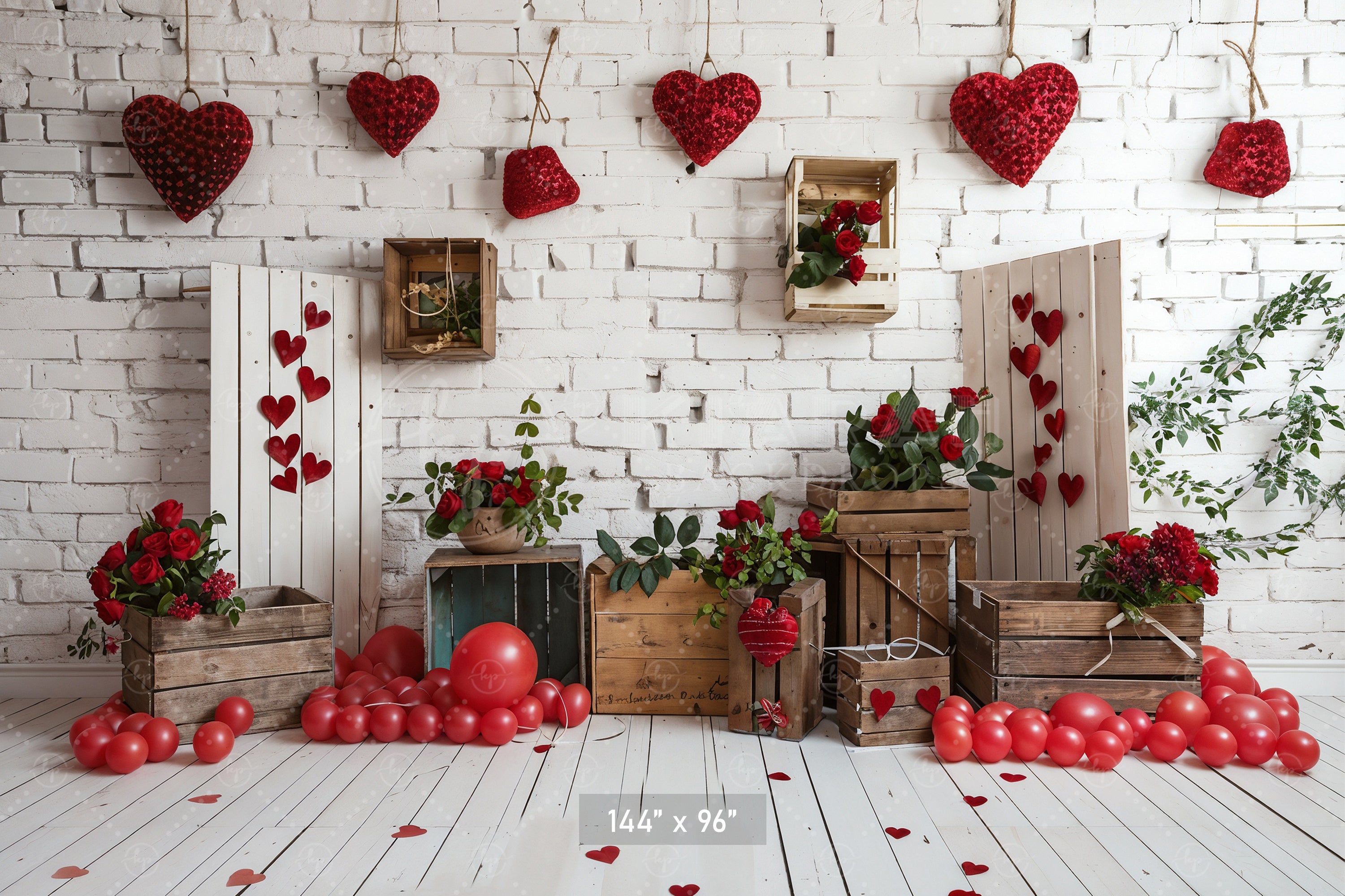 Romantic Rustic Charm Backdrop
