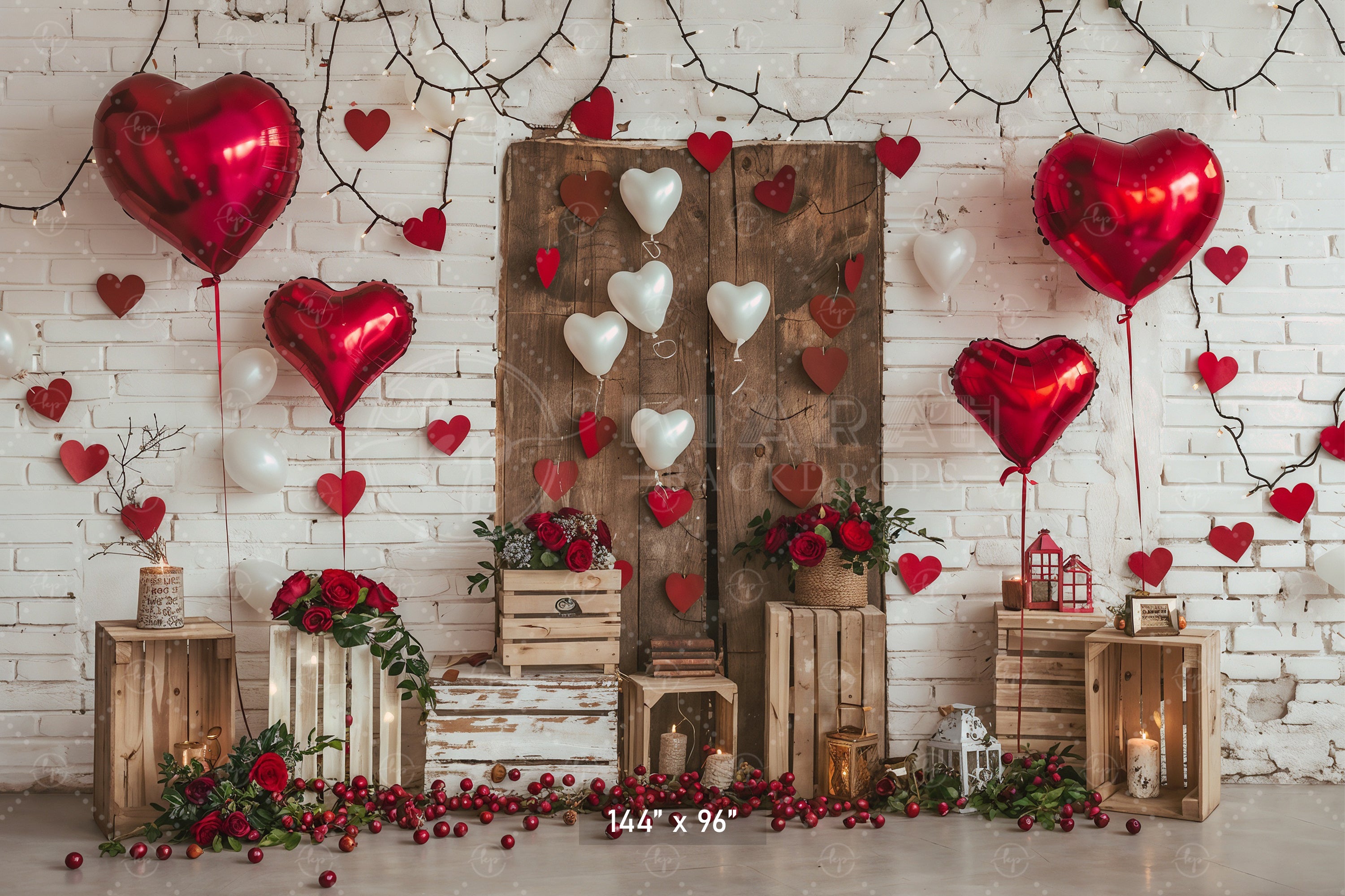 Heartfelt Romance Backdrop