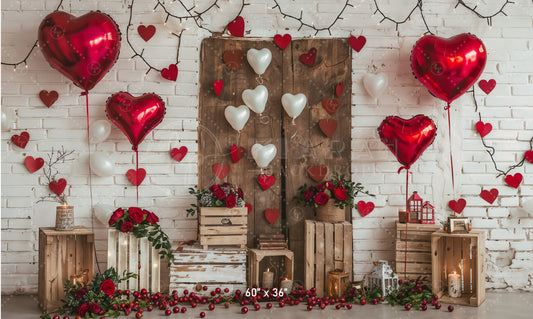 Heartfelt Romance Backdrop