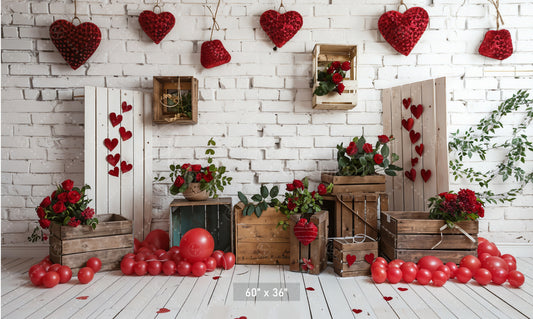 Romantic Rustic Charm Backdrop