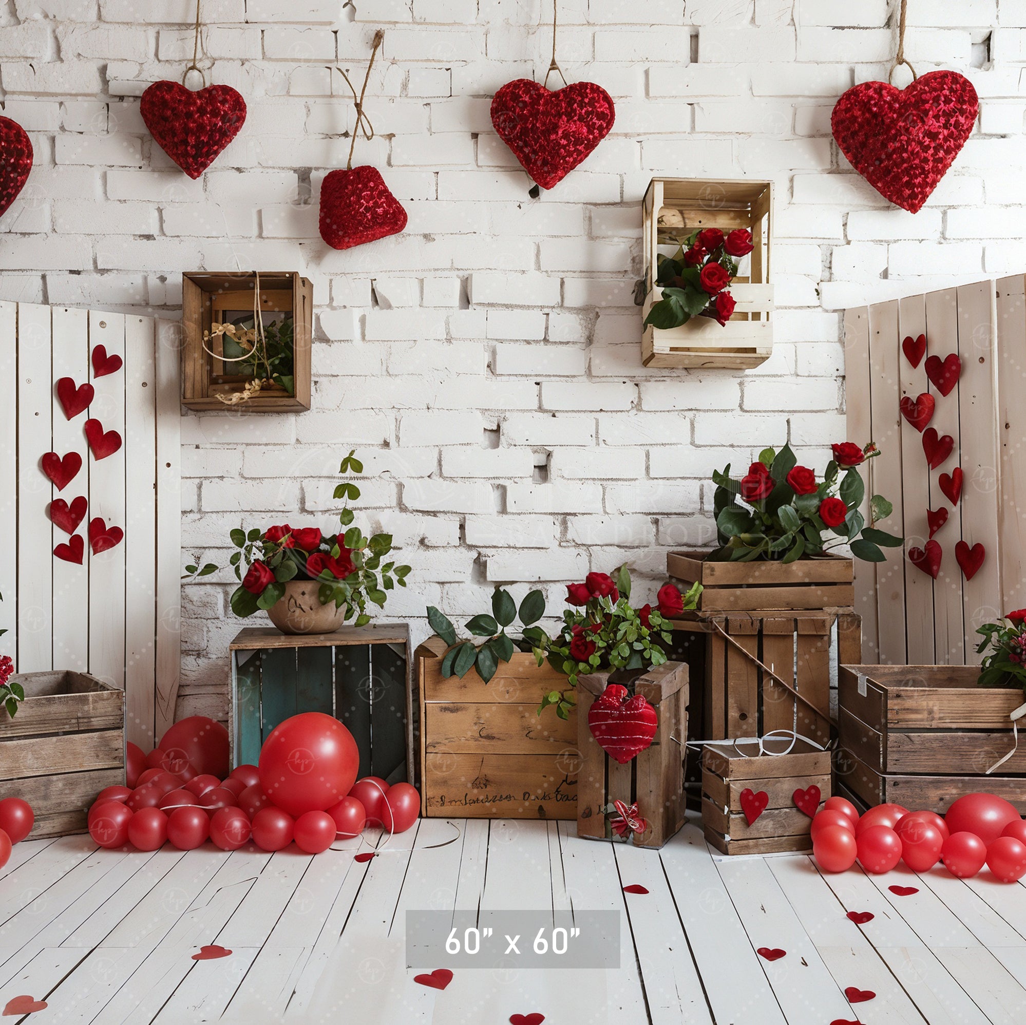 Romantic Rustic Charm Backdrop