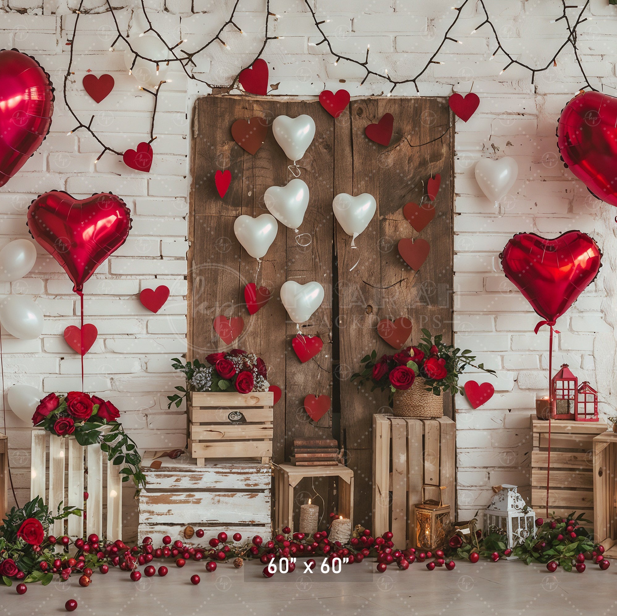 Heartfelt Romance Backdrop
