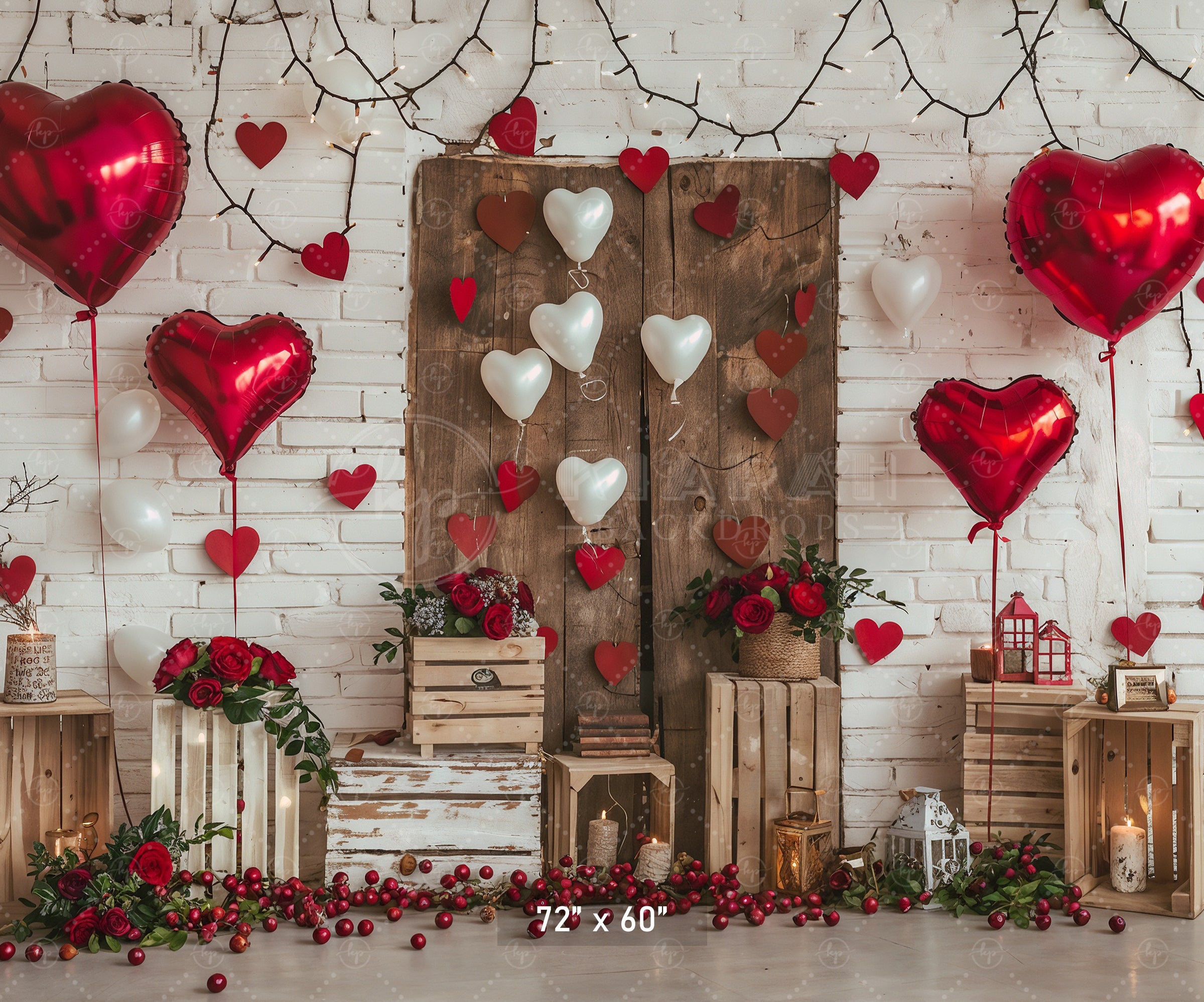 Heartfelt Romance Backdrop