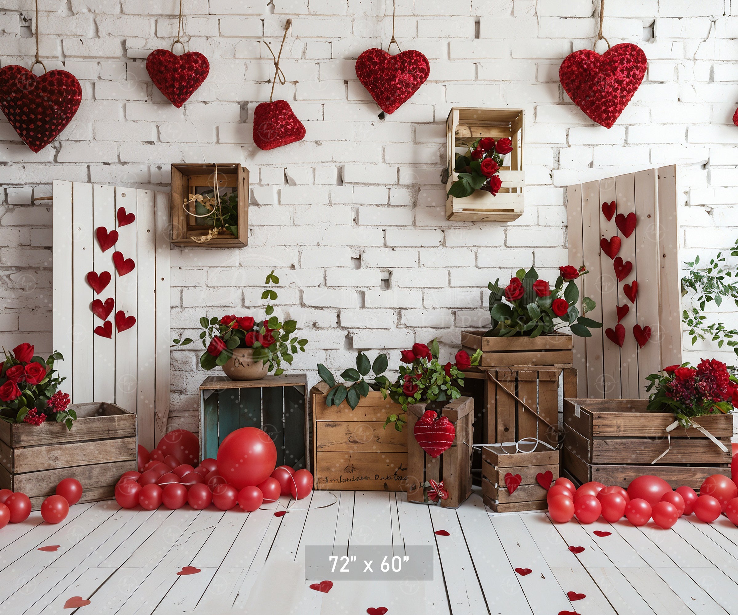 Romantic Rustic Charm Backdrop