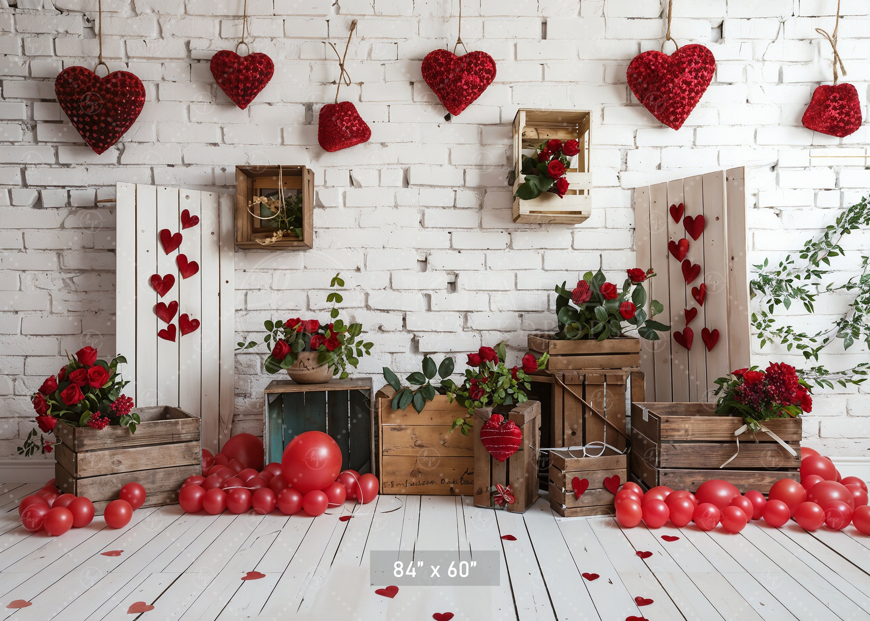 Romantic Rustic Charm Backdrop