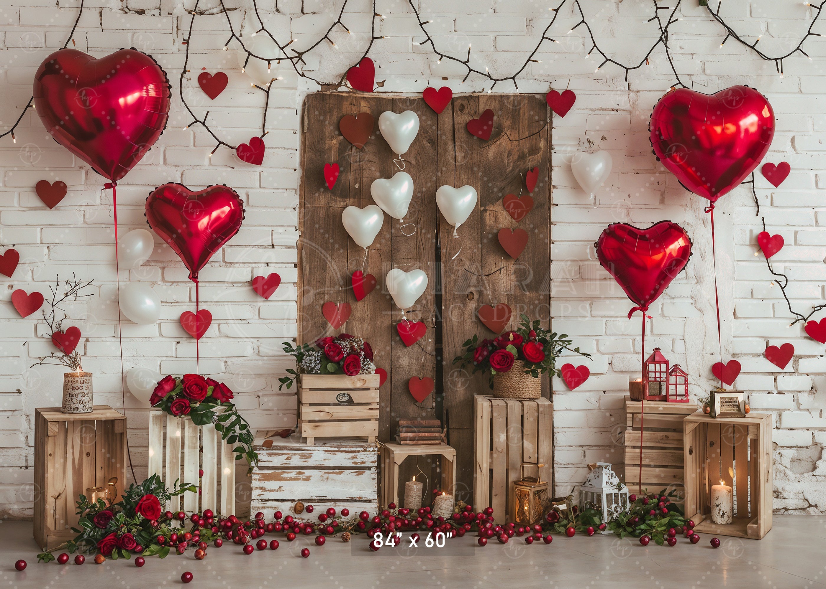 Heartfelt Romance Backdrop