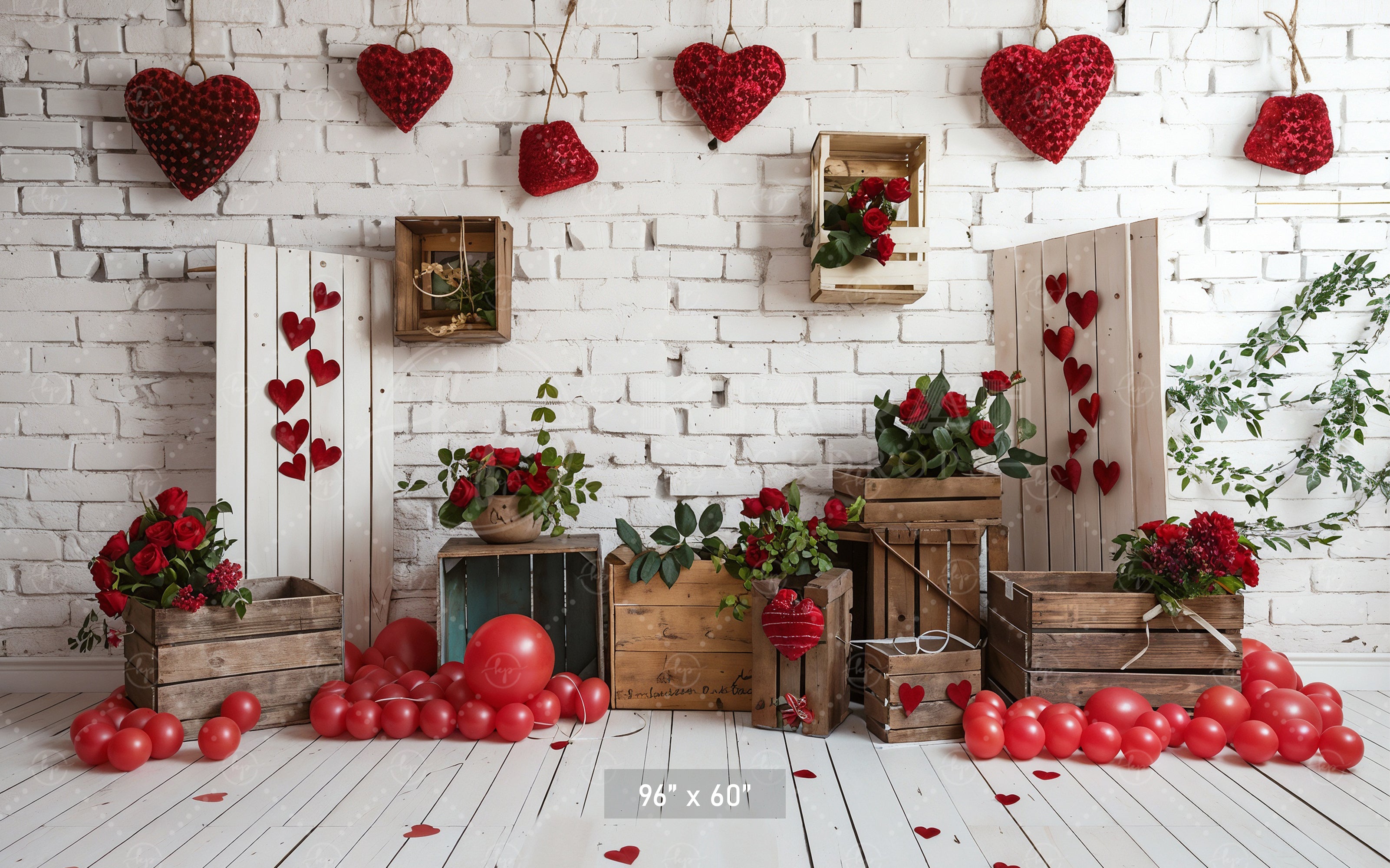 Romantic Rustic Charm Backdrop