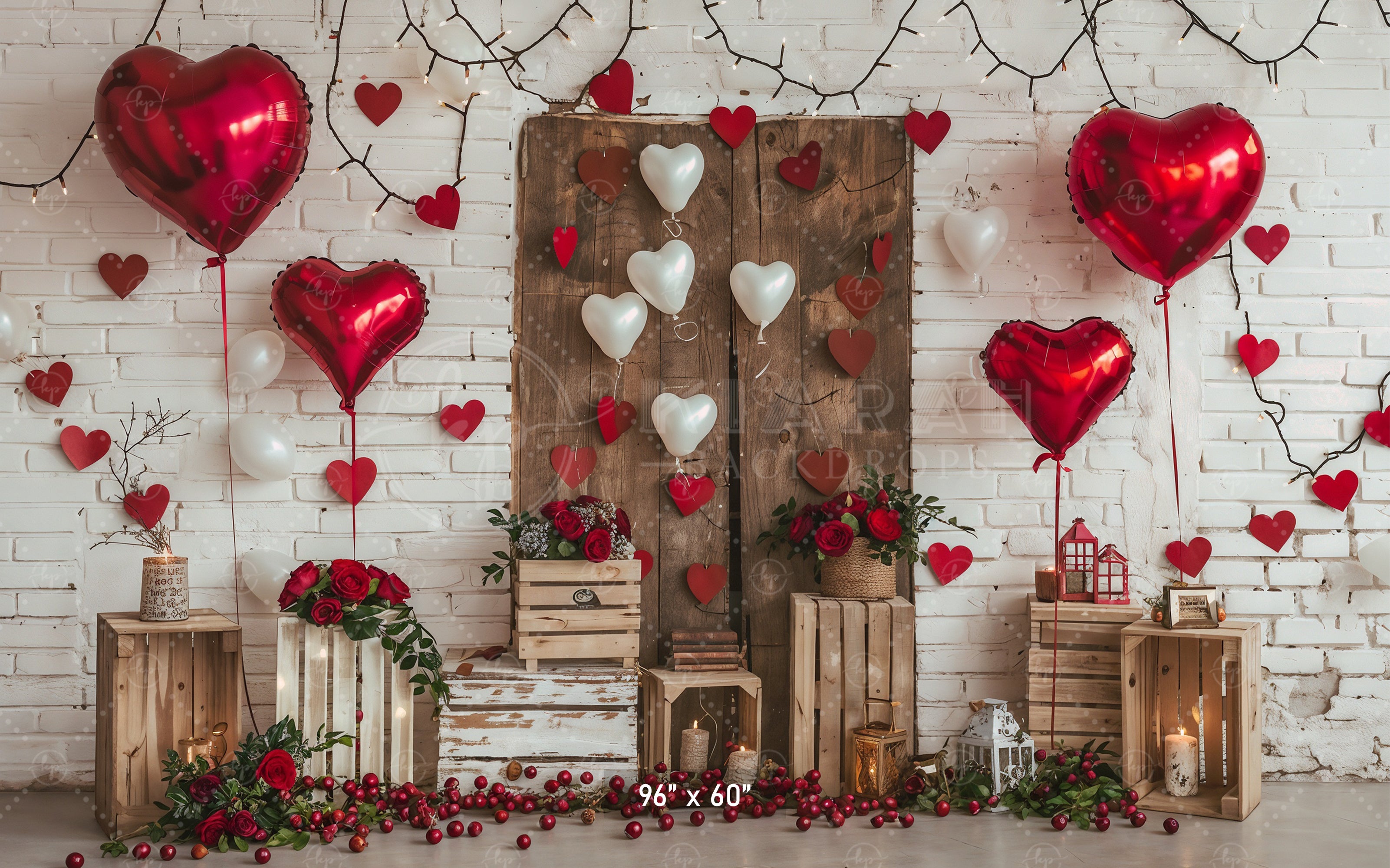 Heartfelt Romance Backdrop