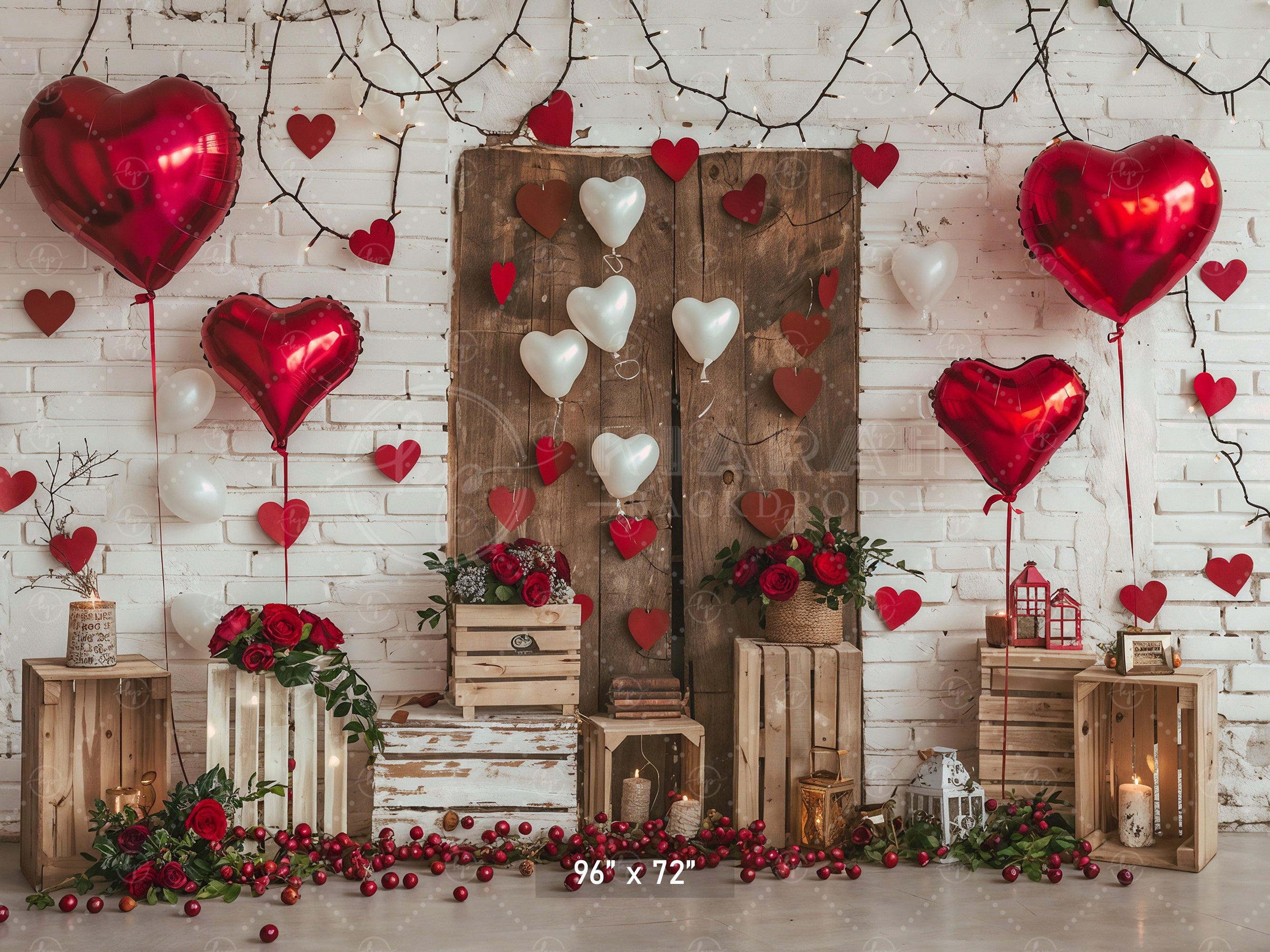 Heartfelt Romance Backdrop