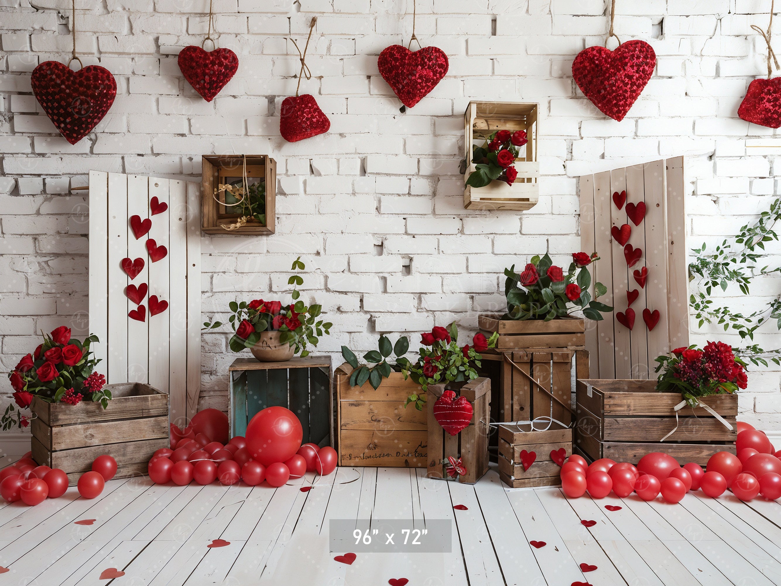 Romantic Rustic Charm Backdrop