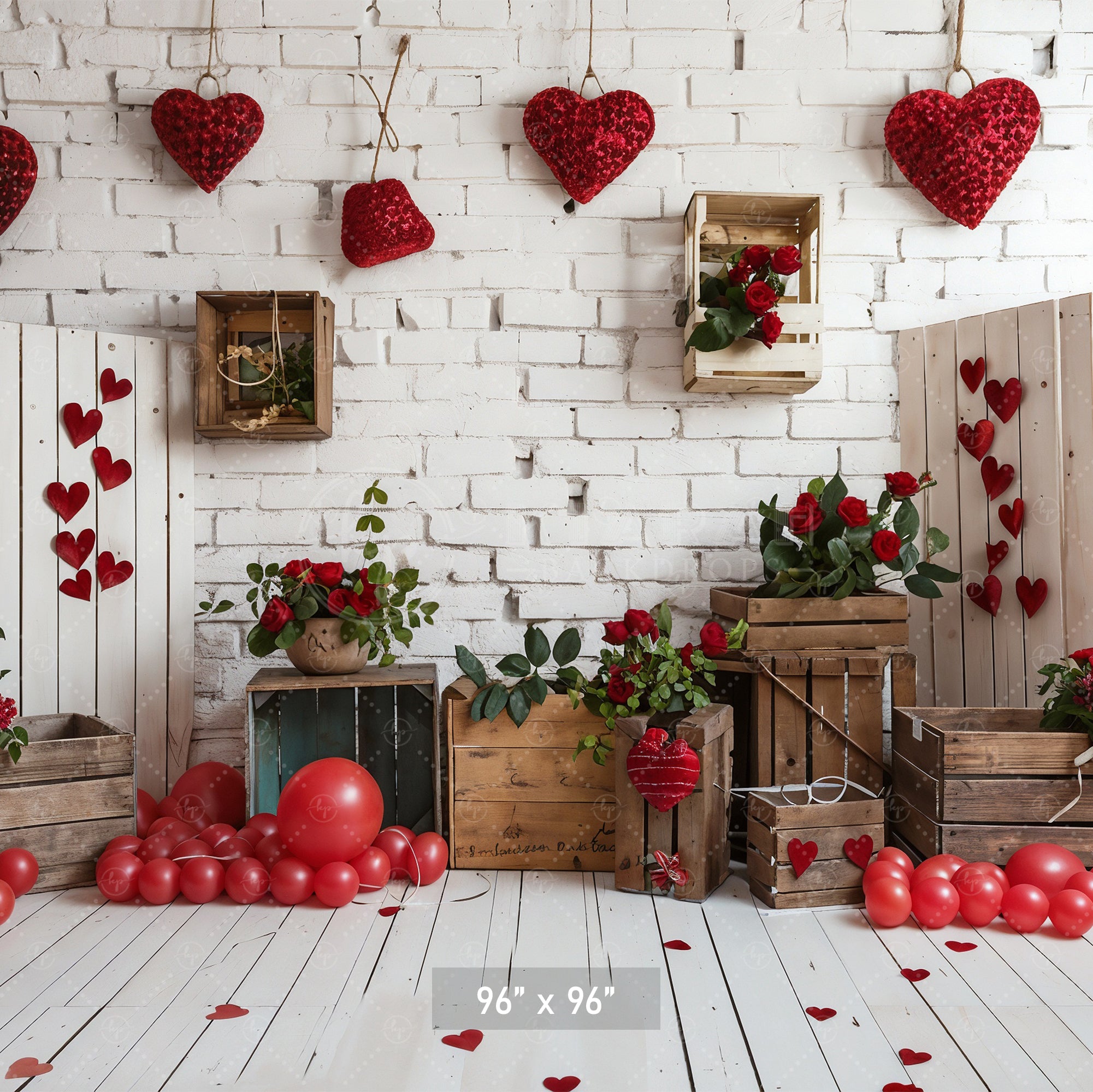 Romantic Rustic Charm Backdrop