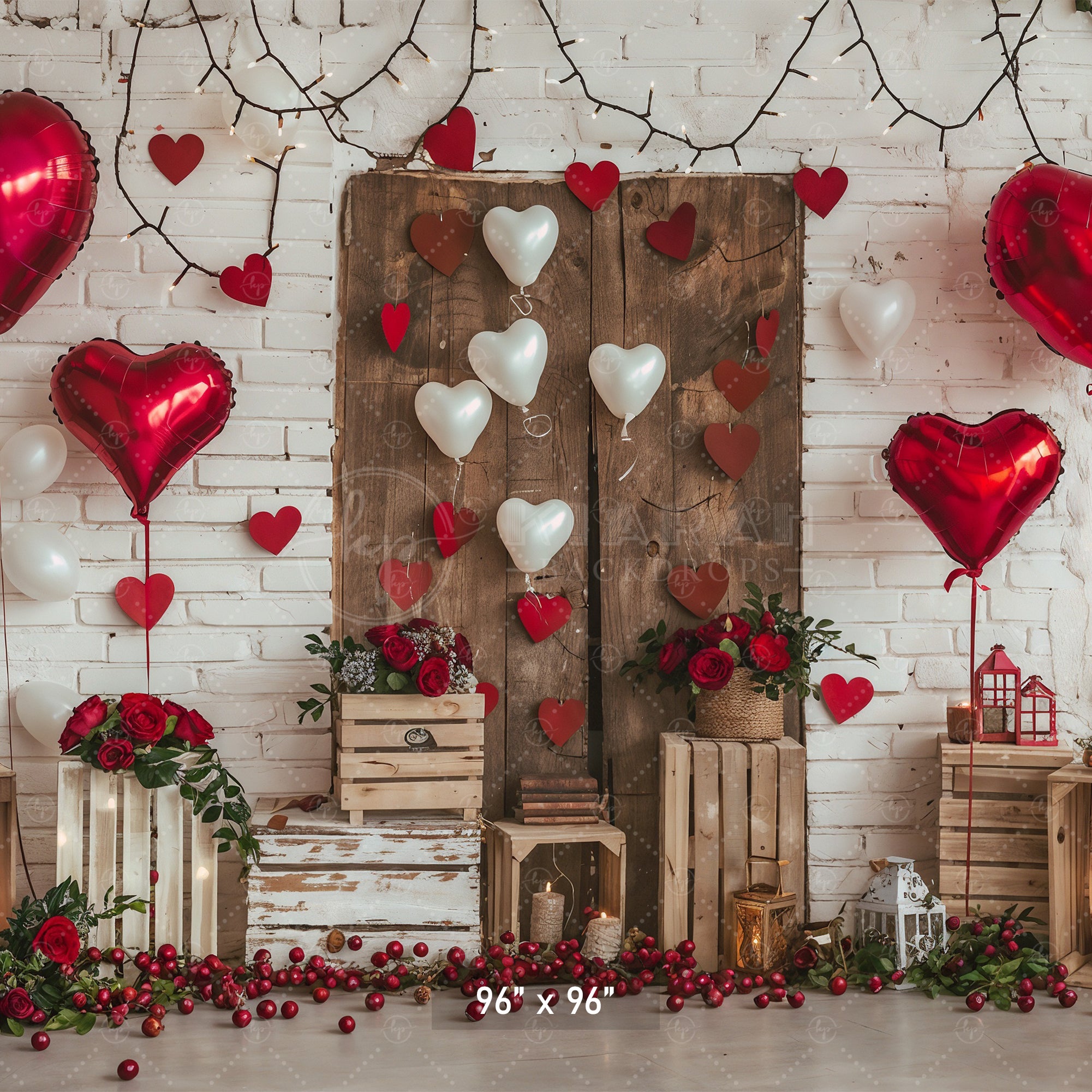 Heartfelt Romance Backdrop