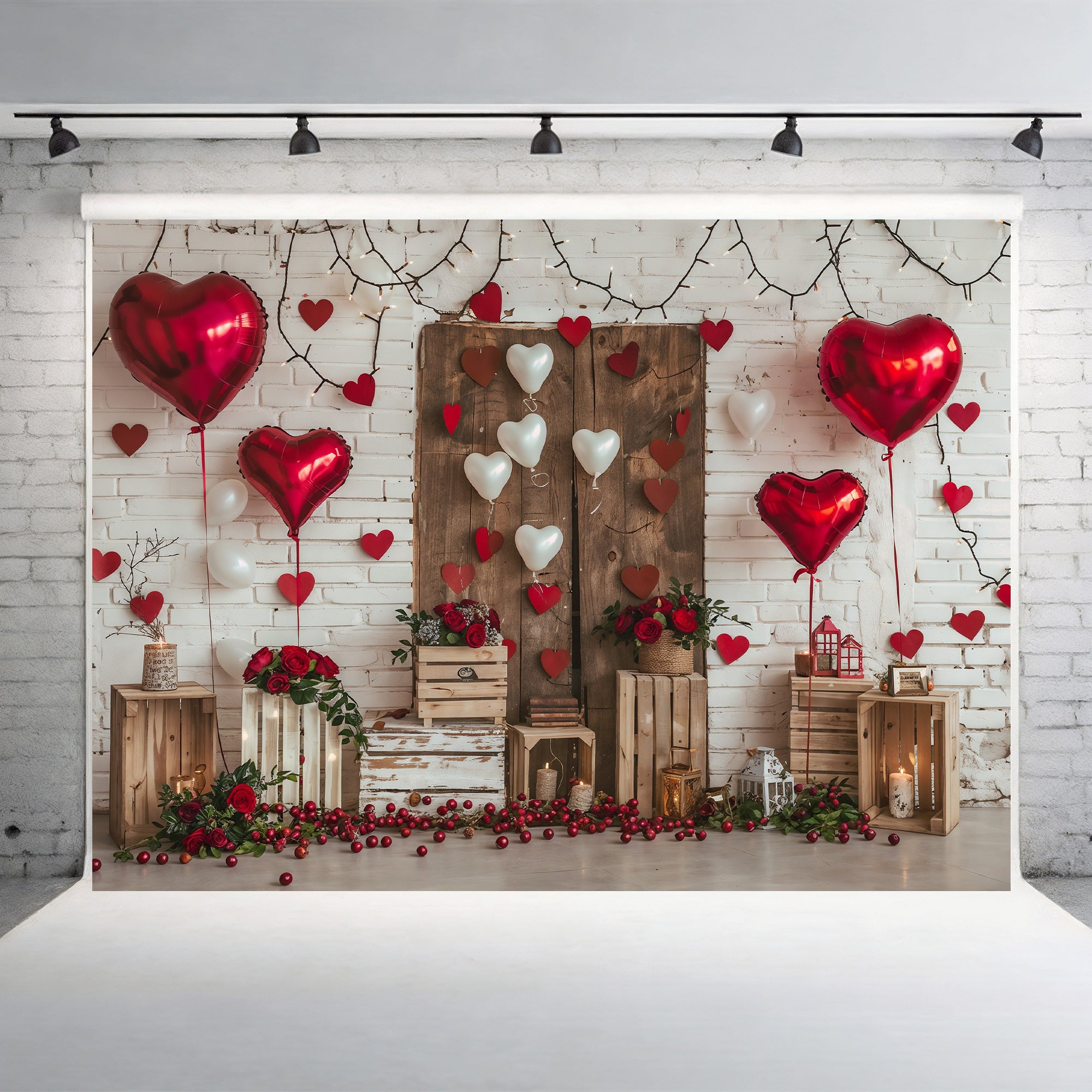 Heartfelt Romance Backdrop